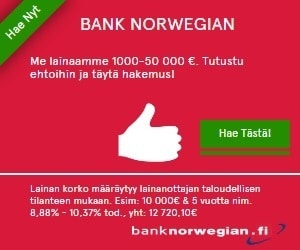Bank Norwegian kulutusluotto